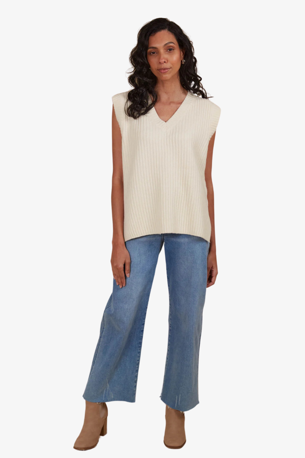 Isle of Mine - Miru Knit Vest - Canvas