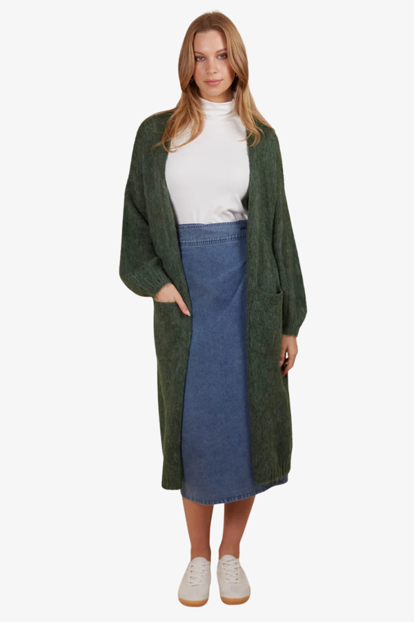 Isle of Mine - Pallas Cardigan - Pine