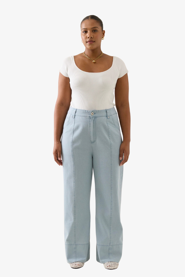 Isle of Mine - Sofie Denim Pant - Sky