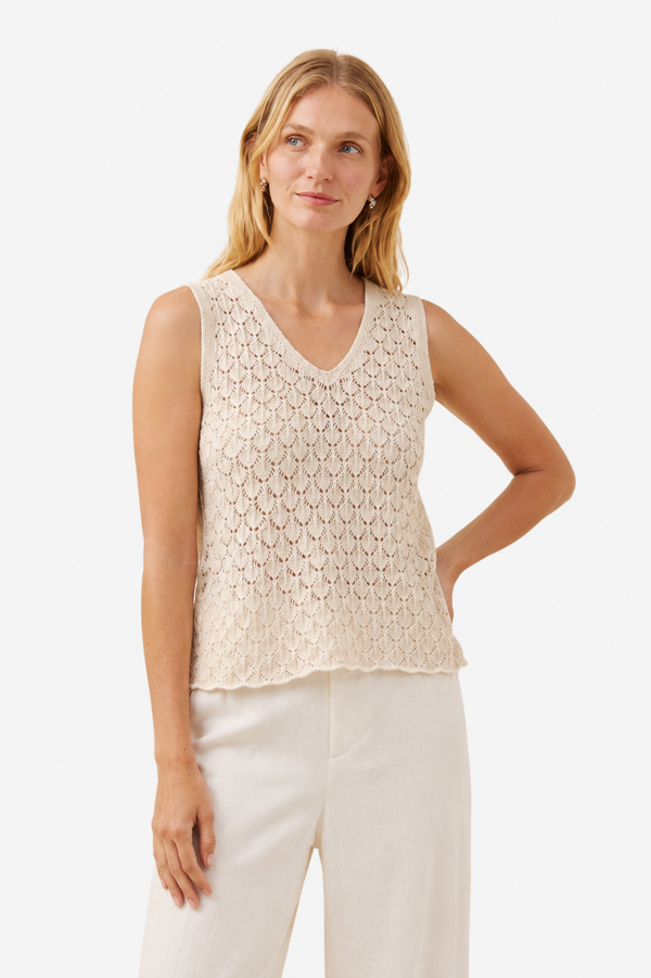 Isle of Mine - Mia Knit Top - Canvas
