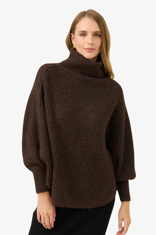 Isle of Mine - Miru Poncho - Chocolate