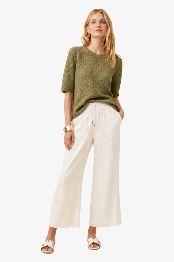 Isle of Mine -  Mia Knit Tee  - Sage
