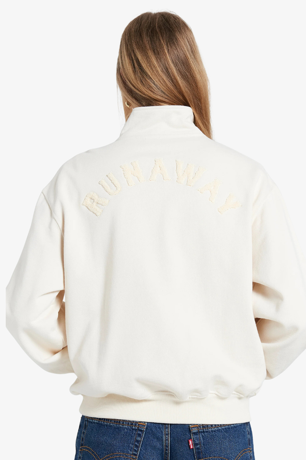 Karen Walker - Runaway College Zip-up - Ecru
