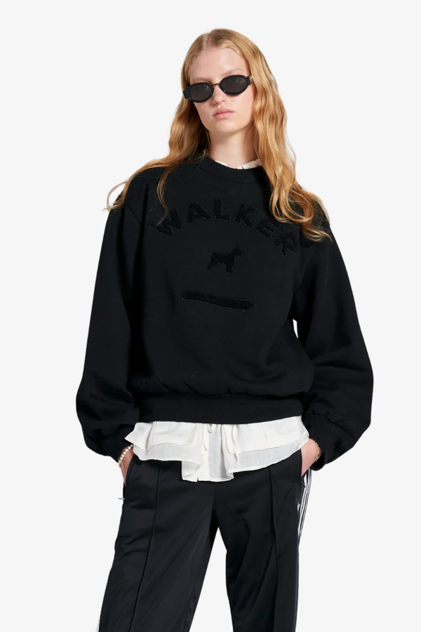 Karen Walker - Walker Crew Neck Sweatshirt - Black