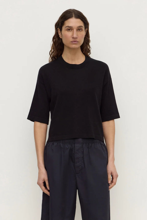 Assembly Label - Kensy Cotton Cashmere Tee - Black