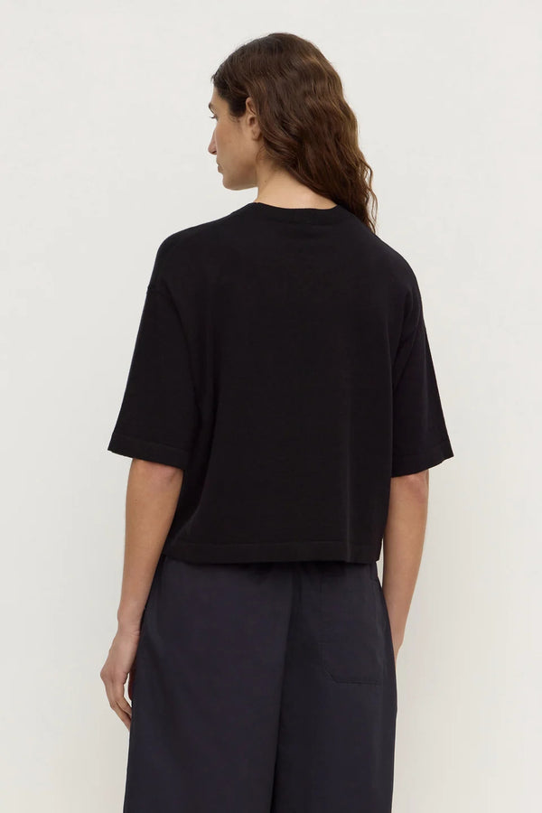 Assembly Label - Kensy Cotton Cashmere Tee - Black