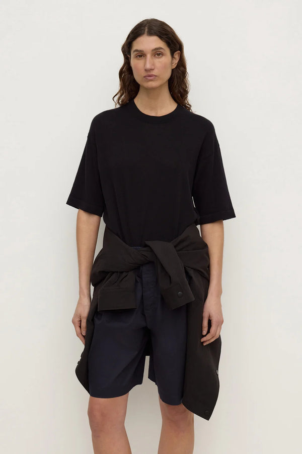 Assembly Label - Kensy Cotton Cashmere Tee - Black