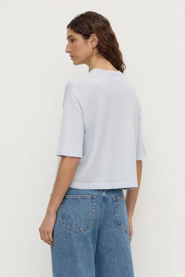 Assembly Label - Kensy Cotton Cashmere Tee - Powder Blue