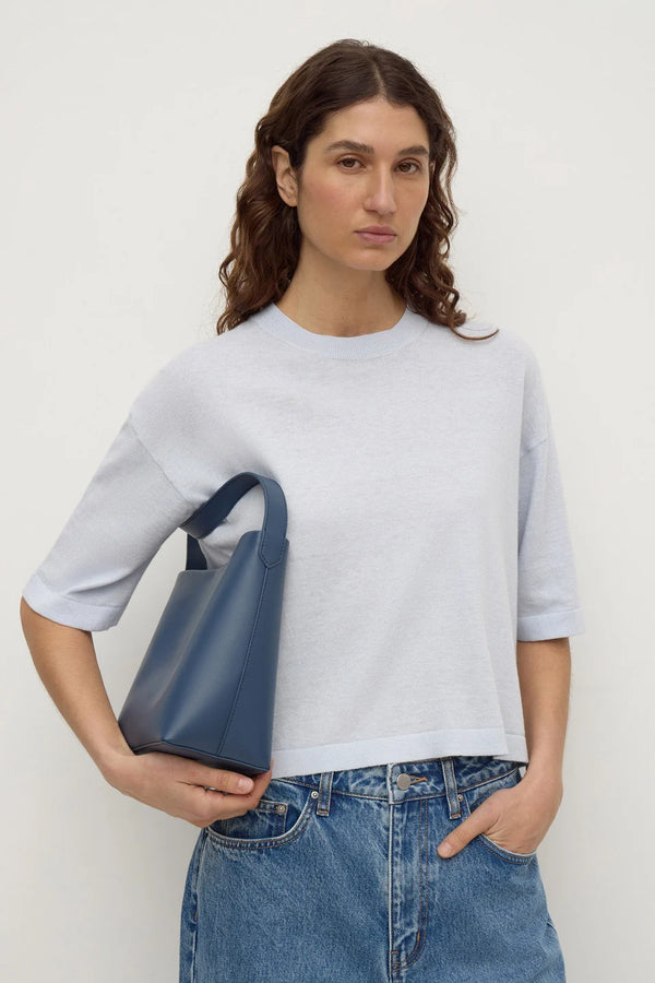 Assembly Label - Kensy Cotton Cashmere Tee - Powder Blue