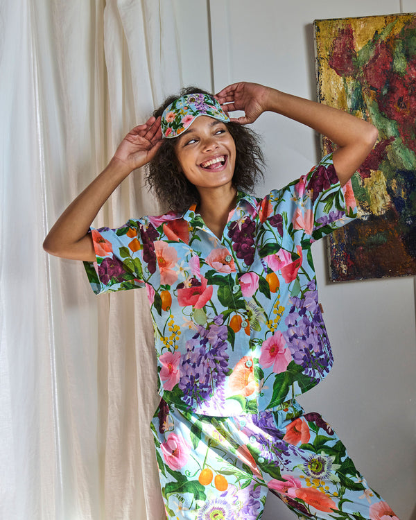 Kip & Co - Velvet Eye Mask -  Spring In The Air