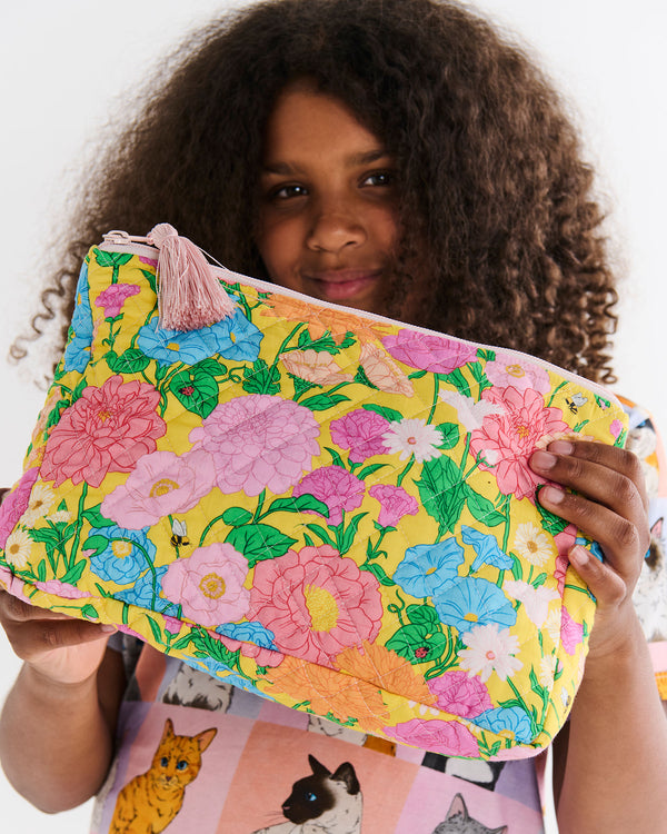 Kip & Co - Quilted Toiletry Purse - Follow the Sun
