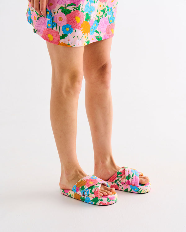 Kip & Co -Velvet Slippers - Follow The Sun