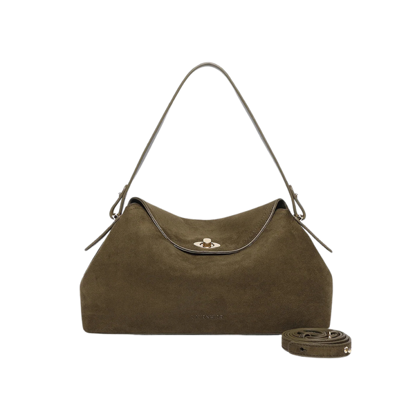 Louenhide - Nicole Suedette Handbag - Olive
