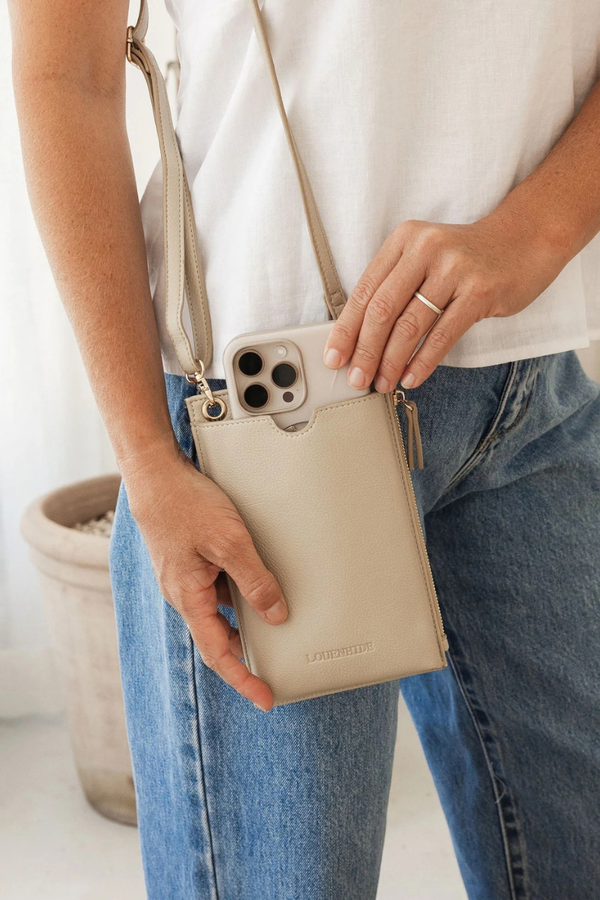 Louenhide -  Suki Phone Bag - Almond