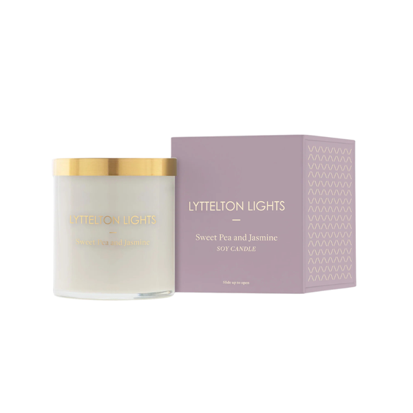 Lyttelton Lights - Medium Candle - Sweet Pea & Jasmine