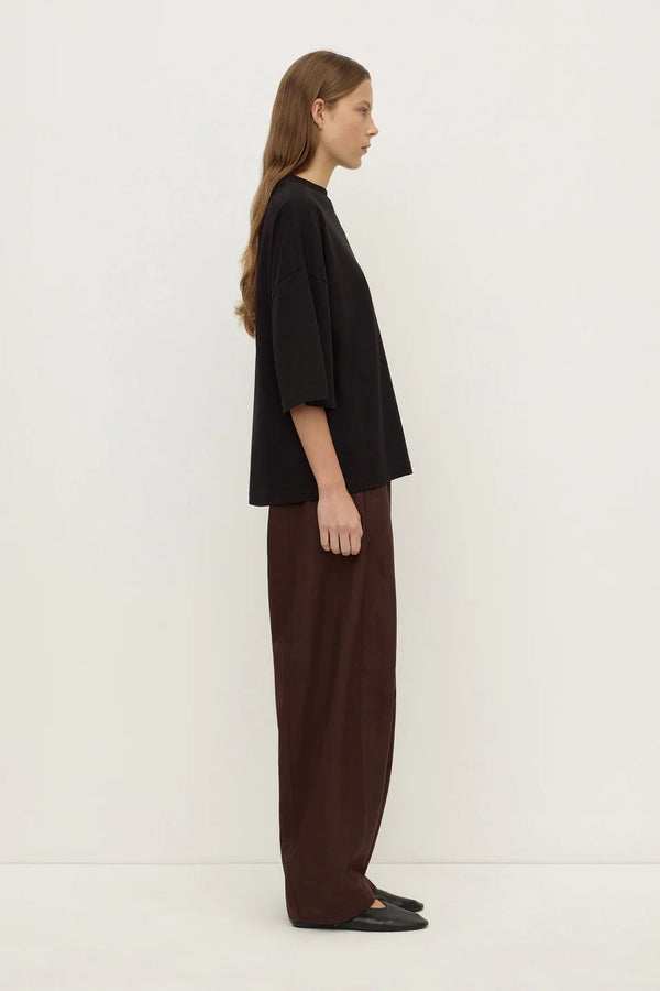 Assembly Label - Max Cotton Oversized Tee -  Black