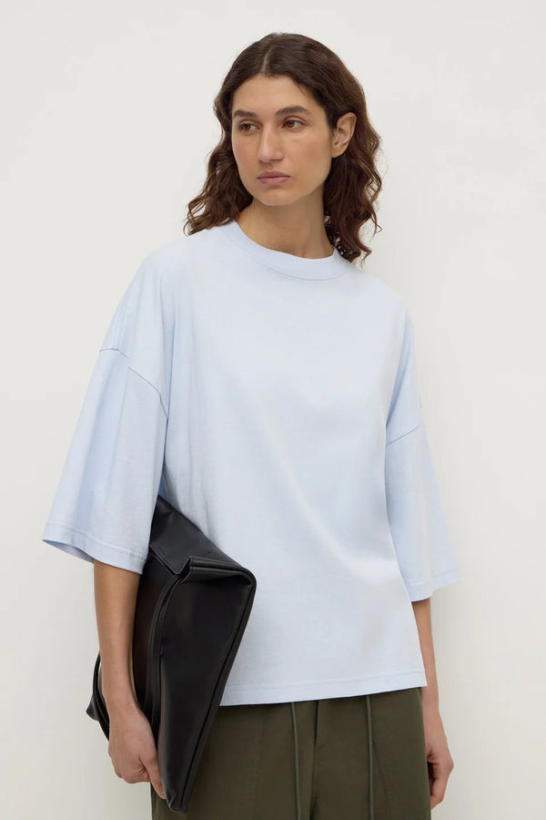 Assembly Label - Max Cotton Oversize Tee - Powder Blue