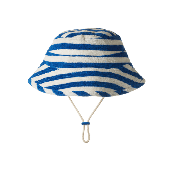 Nature Baby - Bucket Sunhat Terry - Mariner Stripe