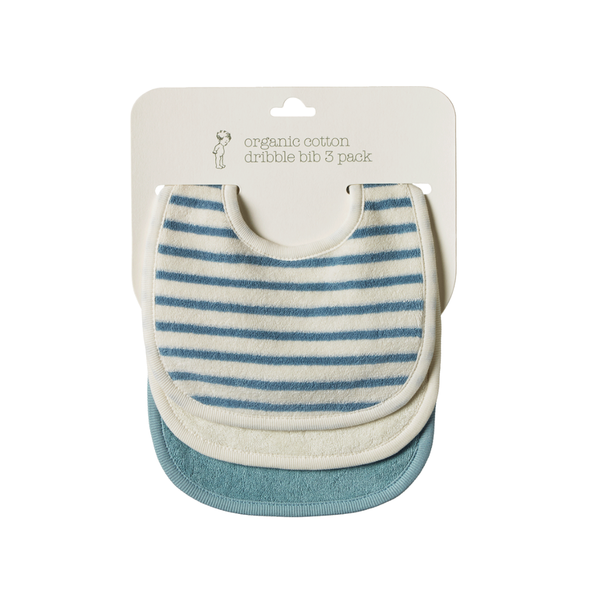 Nature Baby - Dribble Bibs 3 Pack