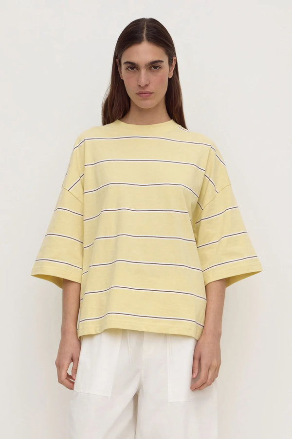 Assembly Label - Nora Stripe Oversize Tee -  Rind Stripe