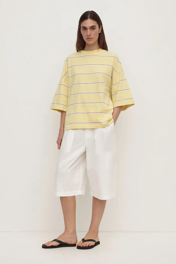 Assembly Label - Nora Stripe Oversize Tee -  Rind Stripe