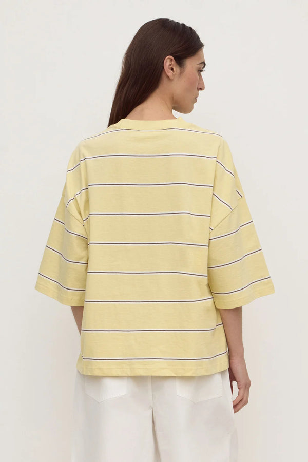 Assembly Label - Nora Stripe Oversize Tee -  Rind Stripe