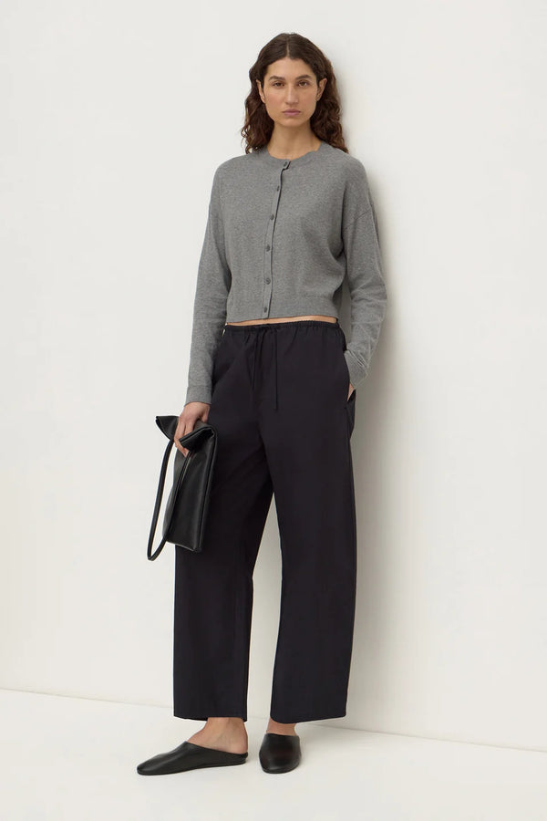 Assembly Label - Orina Cotton Cashmere Cardigan - Dark Grey Marle
