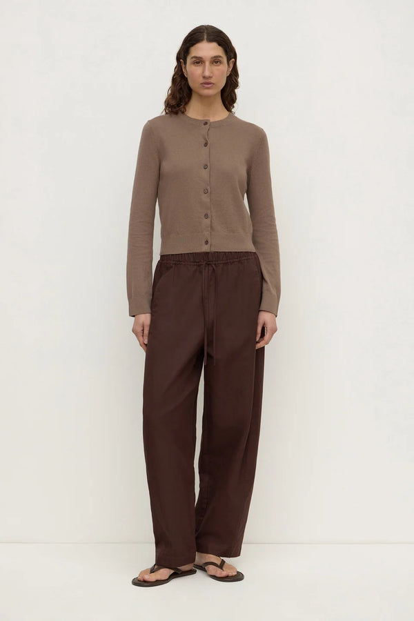 Assembly Label - Orina Cotton Cashmere Cardigan - Dark Sand