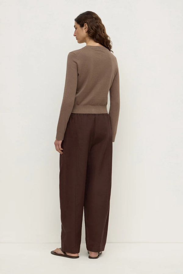 Assembly Label - Orina Cotton Cashmere Cardigan - Dark Sand