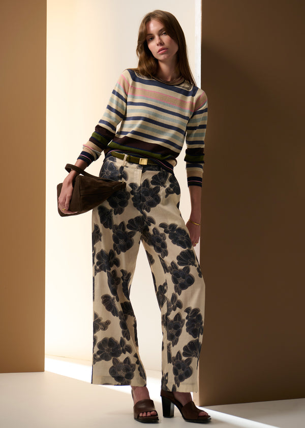 Pol - Sela Multi Knit - Blue Multi