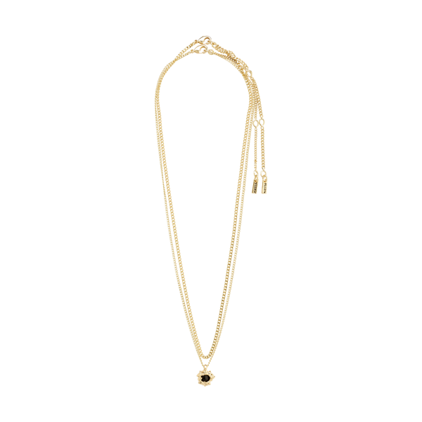 Pilgrim - ACT Necklace 2-in-1 - Gold / Black