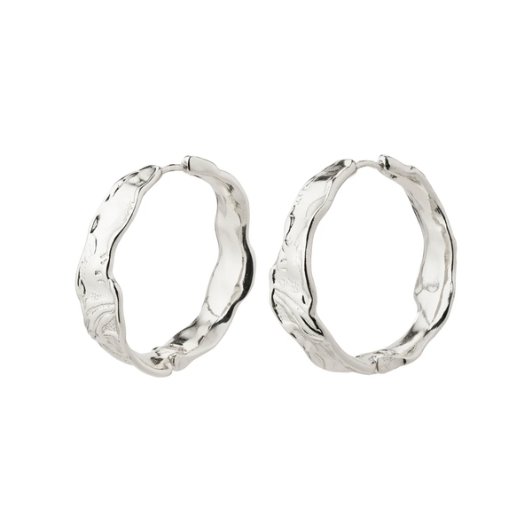 Pilgrim - Julita Recycled Hoop Earrings - Silver