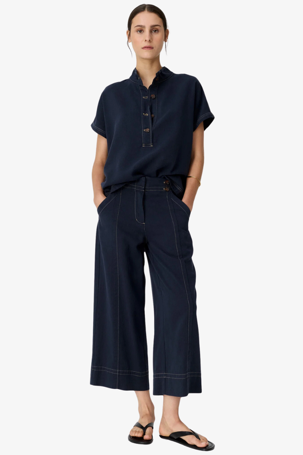 Pol - Anise Crop Pant - Denim