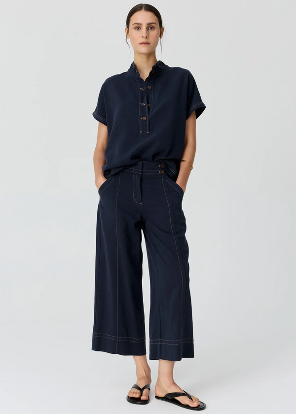 Pol - Anise Crop Pant - Denim