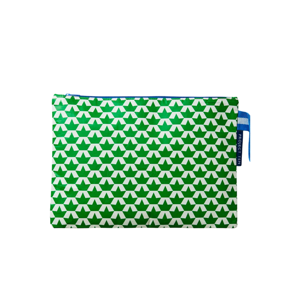 Project Ten - Large Zip Pouch - Boats