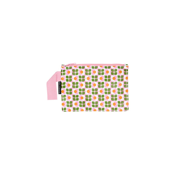 Project Ten - Mini Zip Pouch - Flower Field