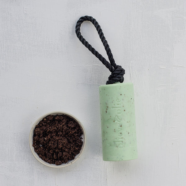 Olieve & Olie - Soap on a Rope - Peppermint & Coffee