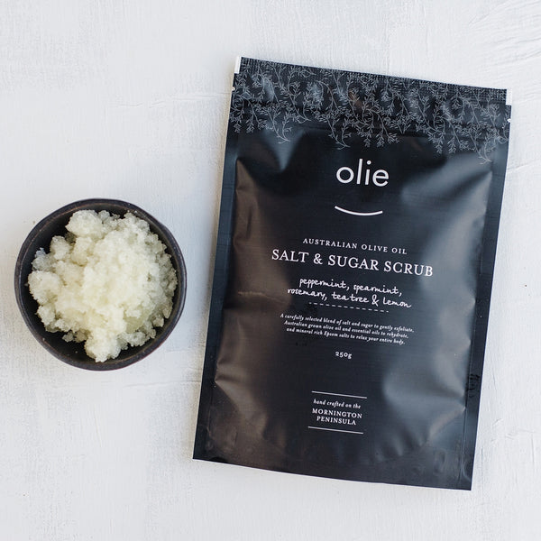 Olieve & Olie - Salt & Sugar Scrub Pouch
