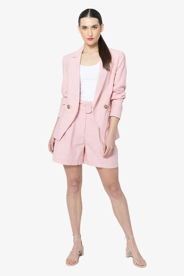 Seeking Lola - Jordanna Blazer - Gelato Linen