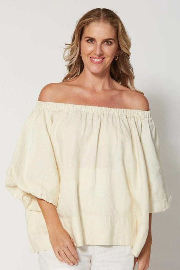 Stella + Gemma - Santorini Blouse - Linen