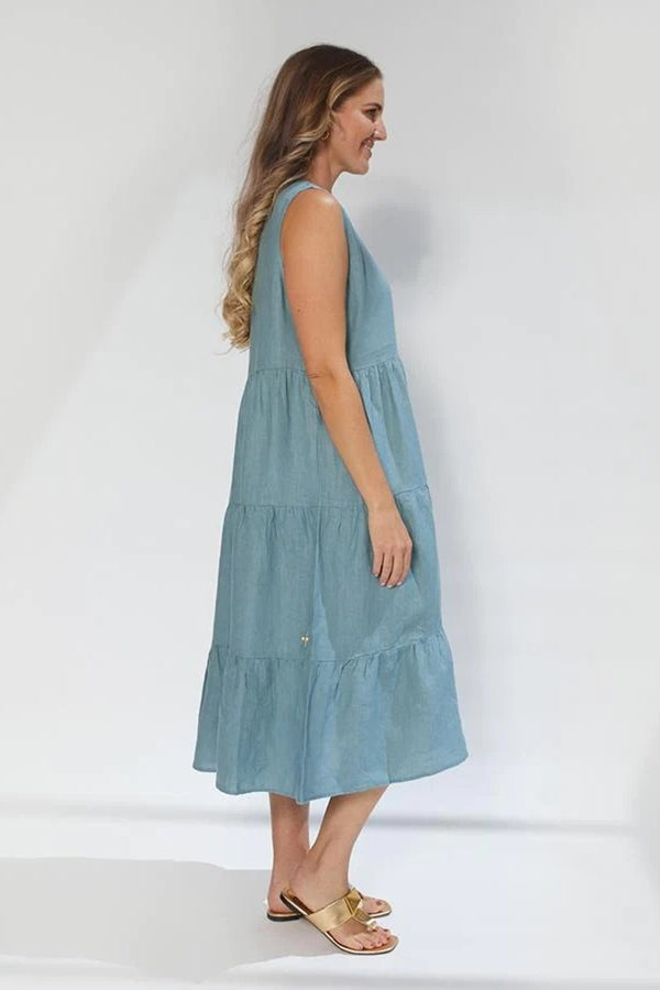 Stella + Gemma - Tivoli Dress - Turkish Blue