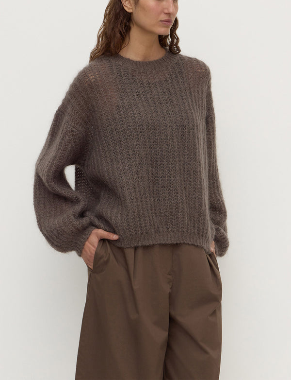 Assembly Label - Tulsa Mohair Knit - Bark