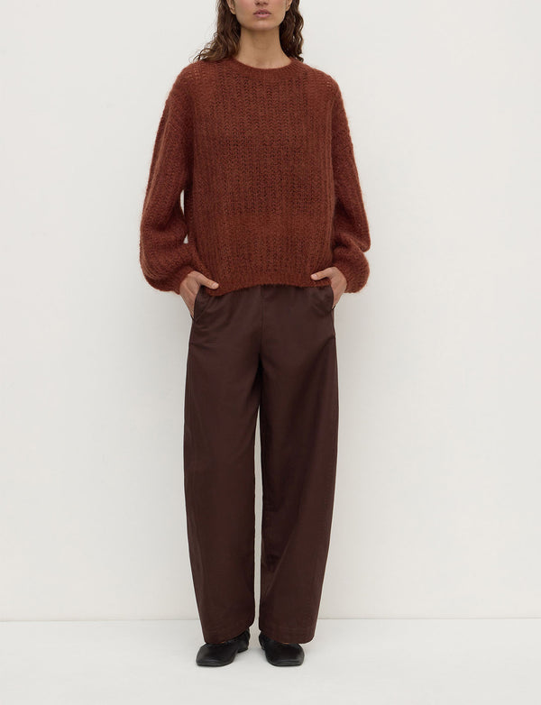 Assembly Label - Tulsa Mohair Knit - Burnt Amber