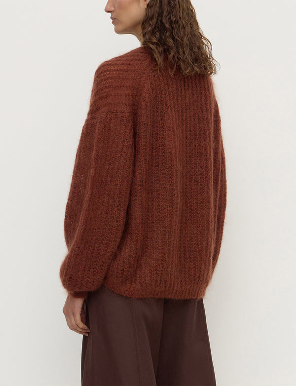 Assembly Label - Tulsa Mohair Knit - Burnt Amber
