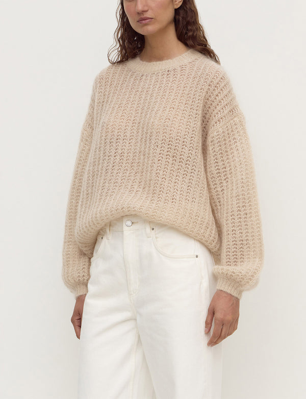Assembly Label - Tulsa Mohair Knit - Champagne