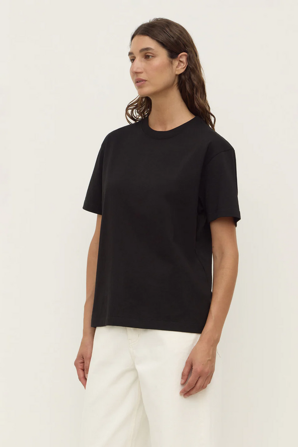 Assembly Label - Womens Organic Base Tee - Black