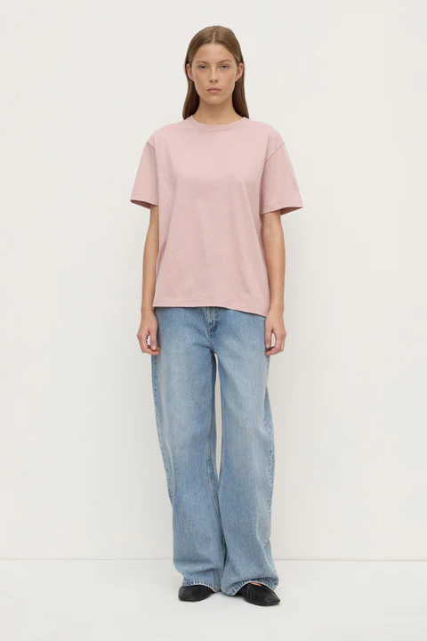 Assembly Label - Womens Organic Base Tee - Blush
