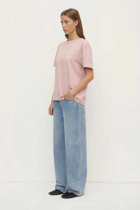 Assembly Label - Womens Organic Base Tee - Blush
