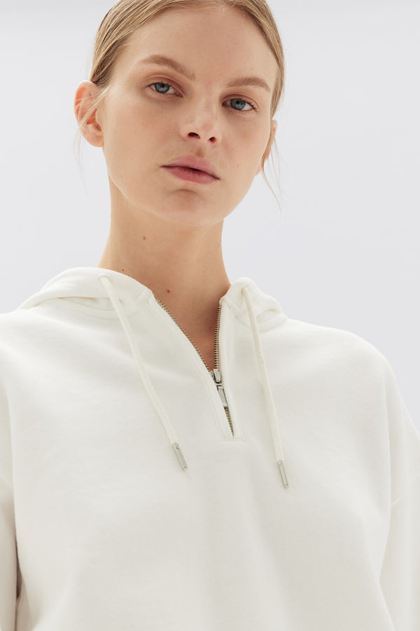 Assembly Label - Rosie Hooded Sweater - Antique White