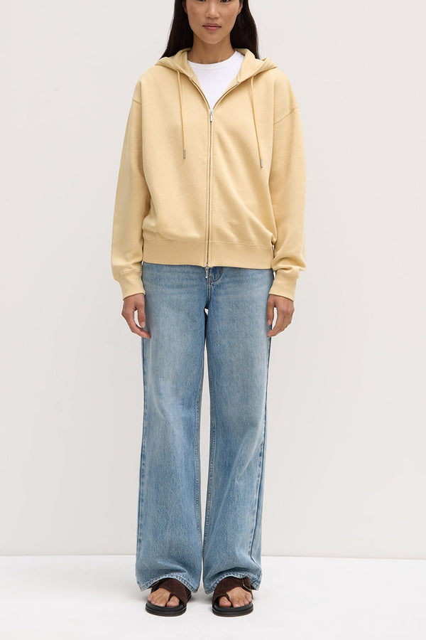 Assembly Label - Lousia Hooded Zip Sweater - Chamomile